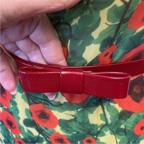 Secret Love Floral Yellow Maxi Dress, S - Picture 6 of 9